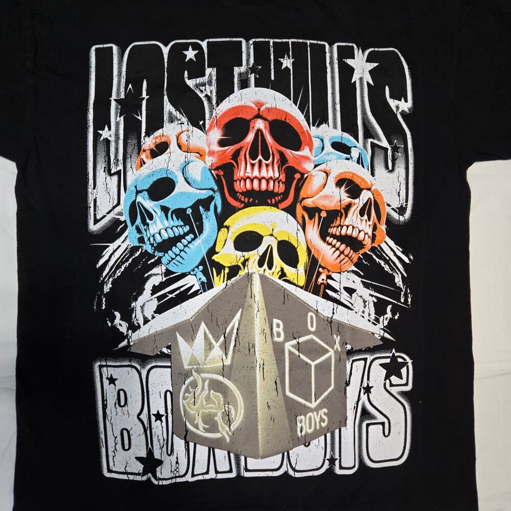 Lost Hills West Coast Cure Tour Skulls Tee Large RARE - Picture 5 of 11